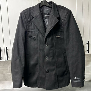 STOCKHOMME Men’s Wool Blend Pea Coat M